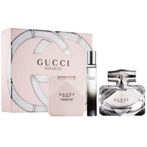 gucci bamboo perfume gift set.